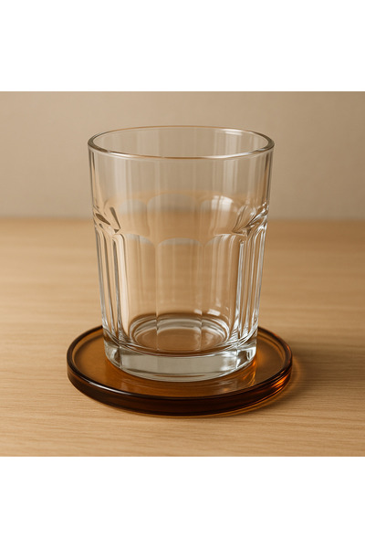 Pleksi Marketi Retro Color Acrylic Coasters Set of 4 5mm//77 Mmcap