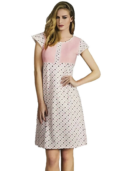 Findit ثوب نوم نسائي بلون إكرو كود 138