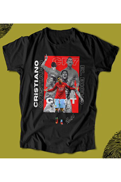 BUTSHIRT تي شيرت BU 'كريستيانو رونالدو - سلسلة كرة القدم' تي شيرت للجنسين ذو ...