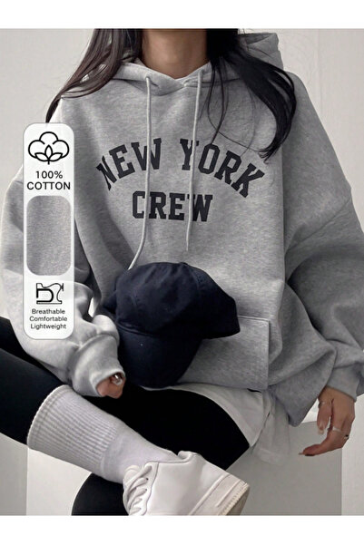 Framgan Unisex Y2k Γυναικεία/Ανδρικά Φούτερ με στάμπα NEWYORK, βαμβακερό φούτ...