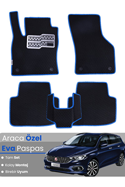 stiloto Fi̇at Egea Station Wagon (2017-2025) Compatible Eva Floor Mat Full Se...