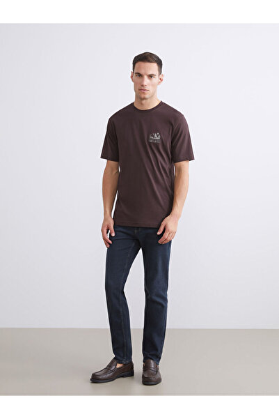LC Waikiki Create Your Style from Uzg Store |   Crew Neck Printed Combed Cotton Men's T-Shirt