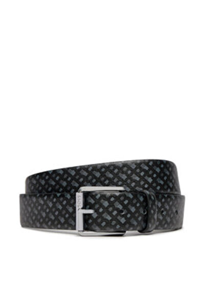 BOSS ανδρική ζώνη 50529637 μαύρη