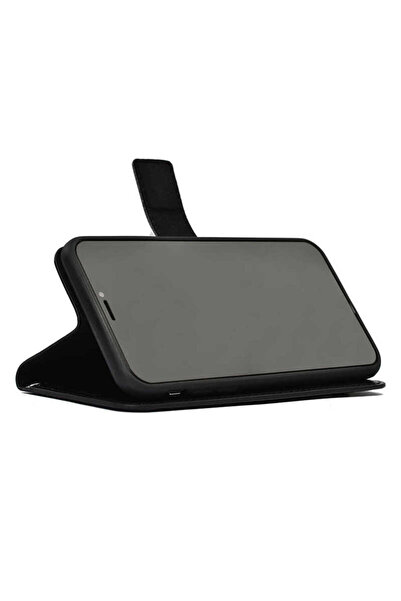 UnDePlus Samsung Galaxy A17 Kılıf Deri Deluxe Cüzdanlı Kapaklı Case Siyah