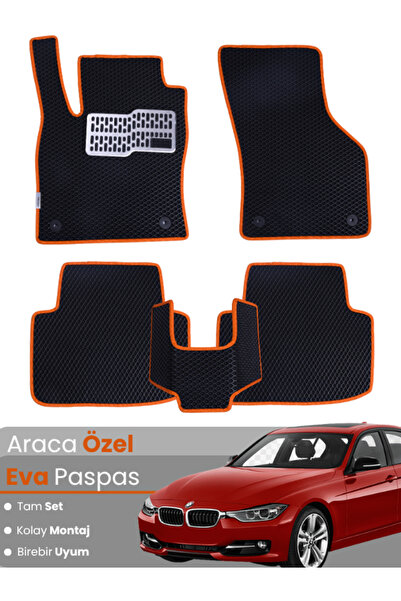 stiloto مجموعة كاملة من حصائر EVA متوافقة مع سيارة BMW الفئة الثالثة F30 سيدا...