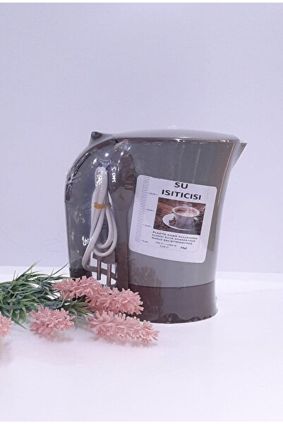 AboutThePerfect Kahverengi Mini Elektrikli Su Isıtıcı, Pratik ve Şık Tasarım