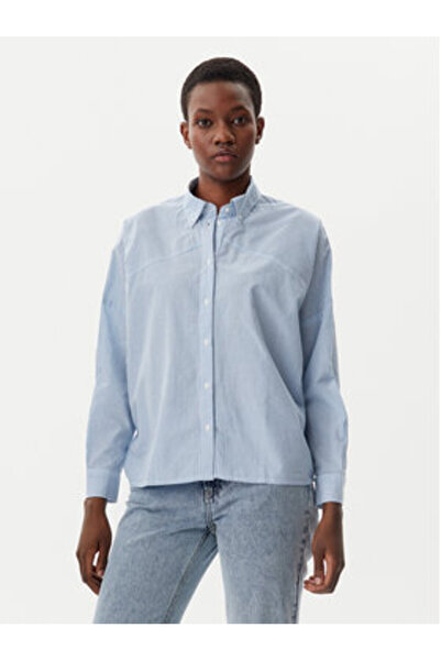 Mustang Γυναικείο Πουκάμισο 1016116 Μπλε