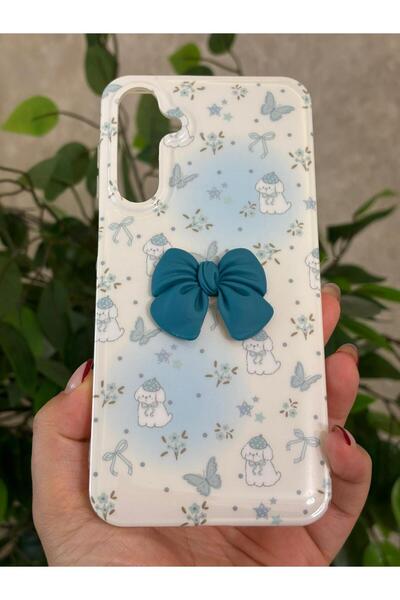 Hatreds Samsung Galaxy A26 Kılıf Fiyonk Kurdele Tasarımlı Desenli Kamera Koru...