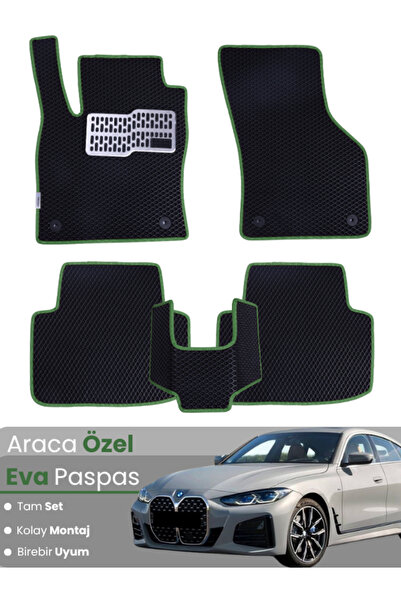 stiloto مجموعة كاملة من حصائر EVA متوافقة مع سيارة BMW الفئة الرابعة G26 جران...