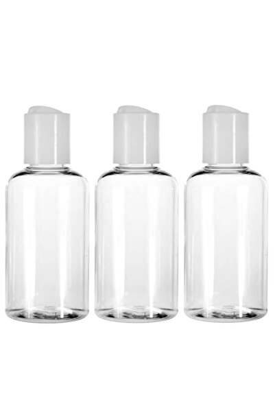 SyaMAG Set 3 recipiente de călătorie, plastic, transparente, 80 ml