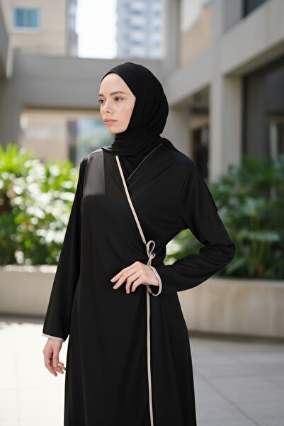 GIONA Biyeli Kruvaze Yaka Namaz Elbisesi