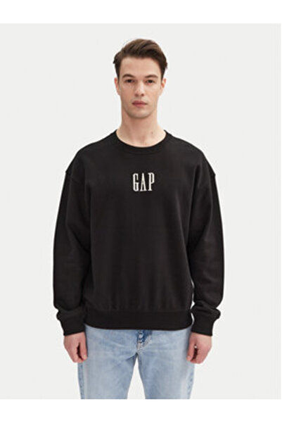 GAP Ανδρικό Φούτερ 648026-10 Μαύρο