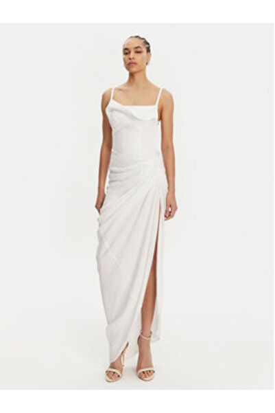 JACQUEMUS Γυναικείο βραδινό φόρεμα 21E243DR0011020 Λευκό