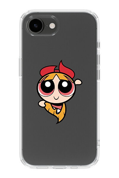 moonset Iphone 16E Uyumlu Blossom Tasarımlı Baskılı Şeffaf Telefon Kılıfı