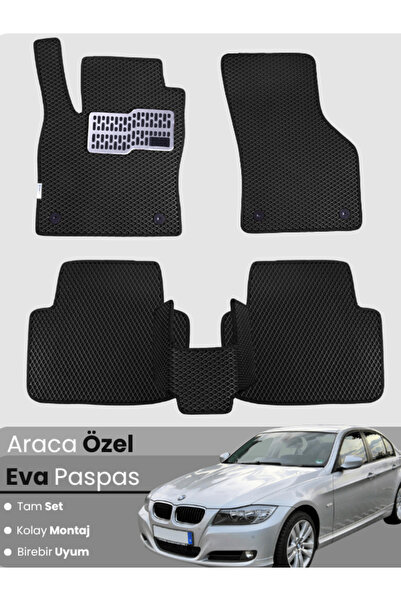 Genel Markalar BMW 3 SERİSİ E90 SEDAN (2005-2013) Uyumlu EVA Paspas Tam Set–A...