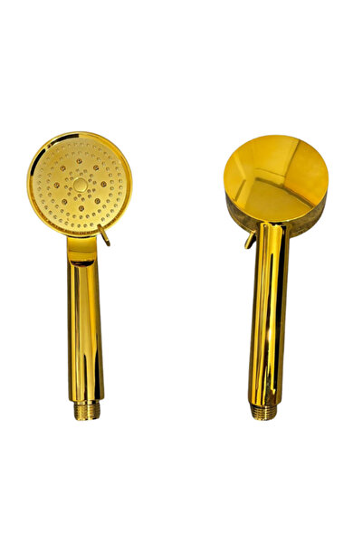 BESAFORM Altın Sarı Fonksiyonlu Su Tasarruflu Duş Başlığı