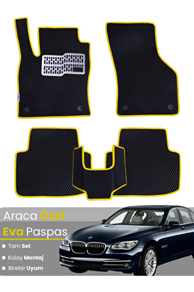 Guerrino مجموعة كاملة من حصائر EVA متوافقة مع سيارة BMW الفئة السابعة FD2-LON...
