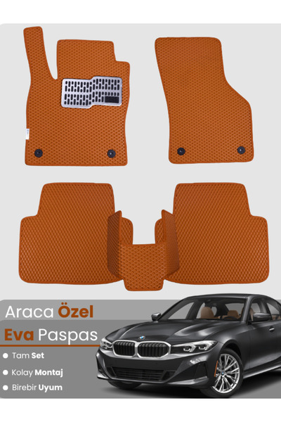 Guerrino Bmw 3 Series G20 Sedan (2018-2024) Compatible Eva Floor Mat Full Set...