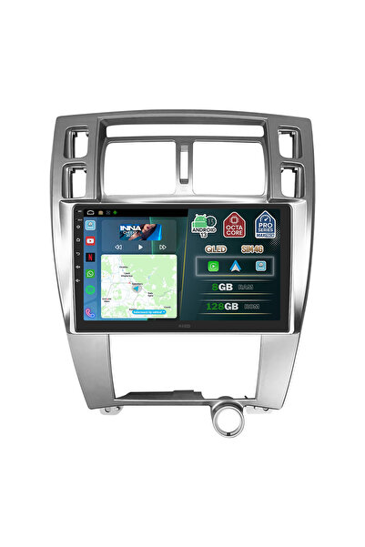 MaxTech Navigatie Hyundai Tucson (2004-2010) dedicata, 8 GB Ram 128 GB Rom OctaCore, Carplay & Android auto