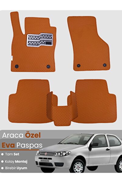 Genel Markalar FİAT LİNEA (2007-2018) Uyumlu EVA Paspas Tam Set–Araca Özel,Su Geçirmez,Hızlı ve Kolay Montaj