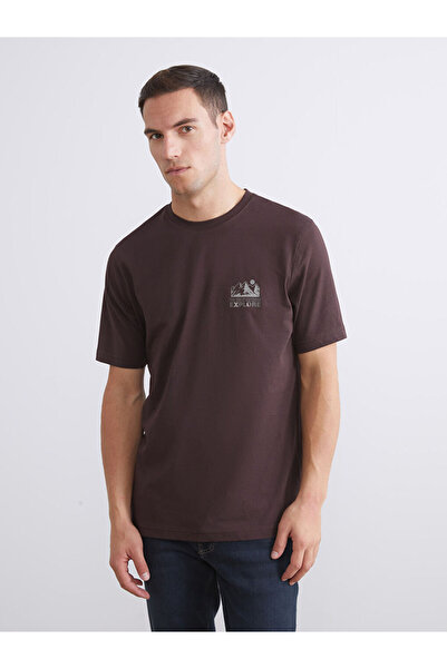 LC Waikiki Create Your Style from Uzg Store |   Crew Neck Printed Combed Cotton Men's T-Shirt