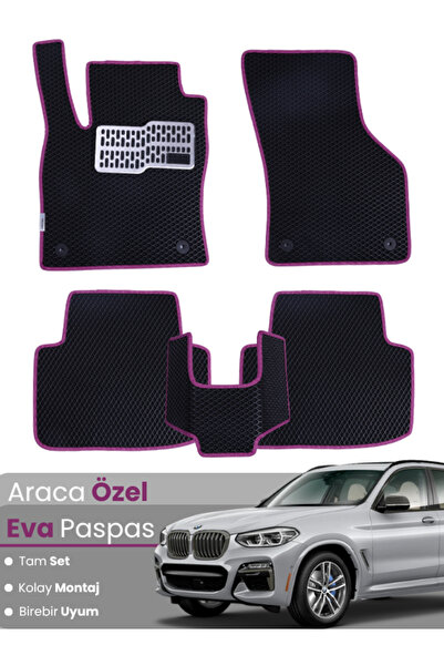 Guerrino مجموعة كاملة من حصائر EVA متوافقة مع BMW X3 G01 (2017-2024) - مخصصة ...