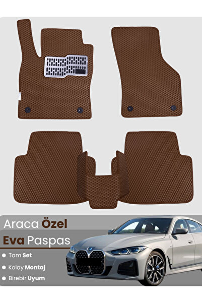 stiloto مجموعة كاملة من حصائر EVA متوافقة مع سيارة BMW الفئة الرابعة G26 جران...