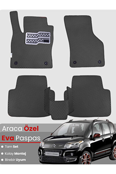 Guerrino مجموعة كاملة من دواسات EVA متوافقة مع سيتروين C3 بيكاسو (2009-2017) ...