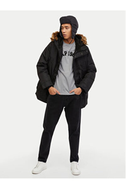 GAP Ανδρικό Χειμερινό Μπουφάν 726377-01 Μαύρο