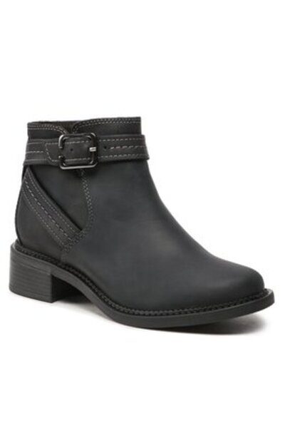 CLARKS γυναικεία μποτάκια μέχρι τον αστράγαλο 261680754070 μαύρα