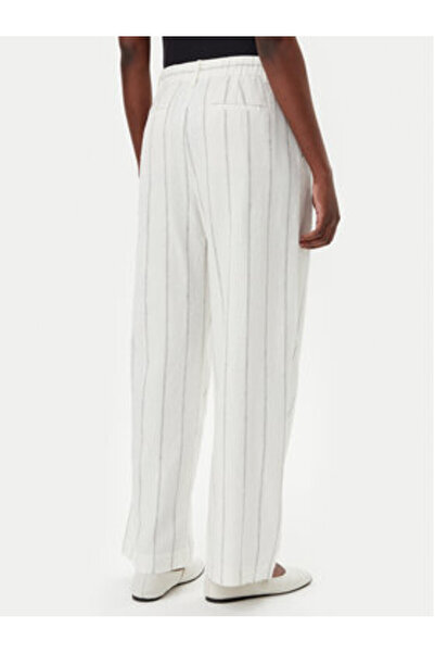 GAP Γυναικείο υφασμάτινο παντελόνι 713998-01 Εκρού