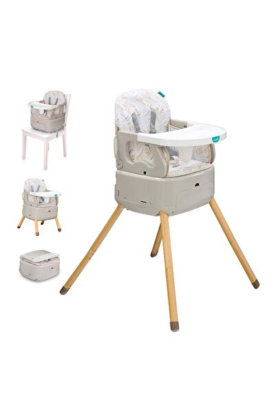 Generic MOON 4 in 1 Convertible Baby Highchair - Beige