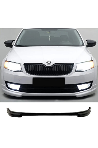Genel Markalar Skoda Octavia Rieger Ön Ek Karlık Abs Plastik Mat Siyah 2012 2...
