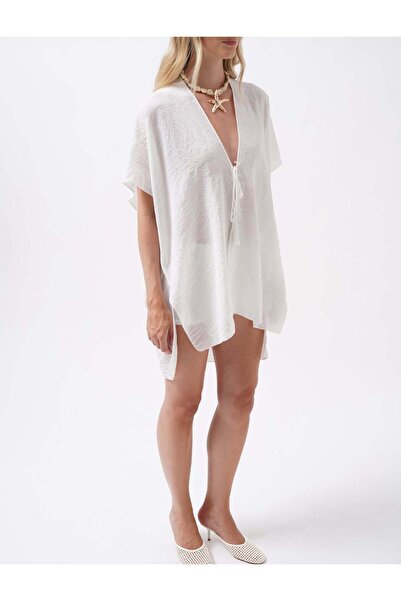 Maxi modena Basic White Pareo