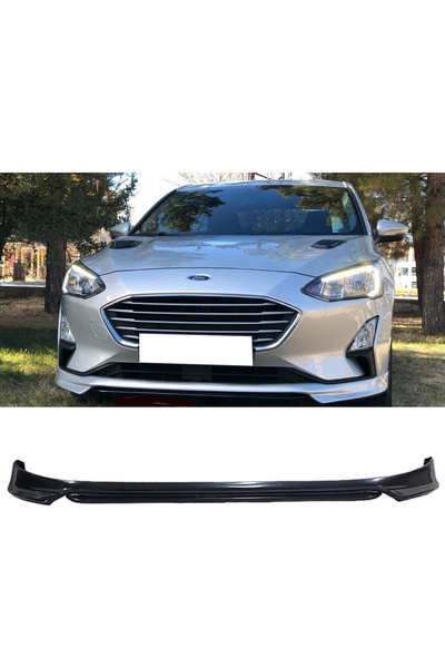 AkmTuning Ford Focus 4 Sedan Ön Ek Karlık Plastik Mat Siyah 2019-2022