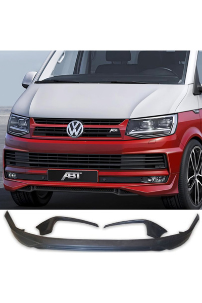 Genel Markalar Vw Transporter T7 ABT 3 Parça Ön Ek Karlık Abs Plastik Mat Siy...