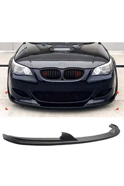AkmTuning Bmw E60 M5 Ön Lip Parlak Siyah Plastik Ön Ek Karlık 2003 2004 2005 ...