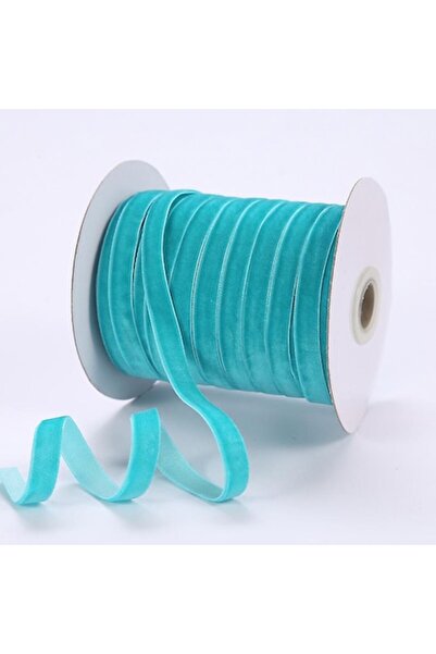 OEM Panglica de catifea 25 mm 22.5 m Albastru azur