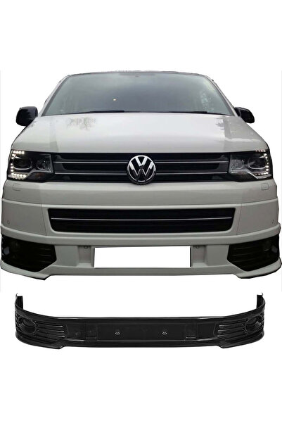 AkmTuning Vw Transporter T5 Sisli Ön Ek Karlık Abs Plastik Mat Siyah Makyajlı...