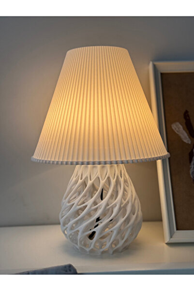 NESTVİBE Decorative Lampshade Table Lamp Modern Lighting Living Room-Sitting Room-Bedroom Children's Room