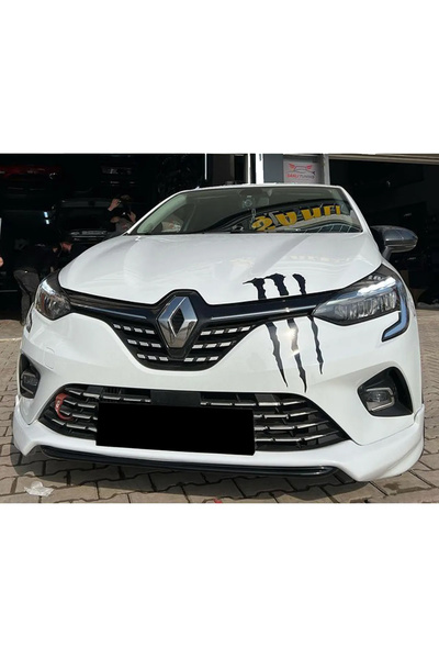 AkmTuning Renault Clio 5 Ön Ek Karlık Abs Plastik Mat Siyah 2019 2020 2021 20...