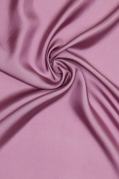 Vakko Solid Color Framed Tivil Scarf 3000887-Dusty Rose