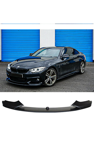 AkmTuning Bmw F32 M Technic Ön Lip Parlak Siyah Plastik Ön Ek Karlık 2014 ve ...