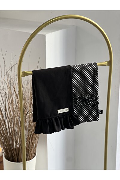 KaiAtelier 2Li Lune X Dottie Keten Fırfırlı Kurulama Bezi