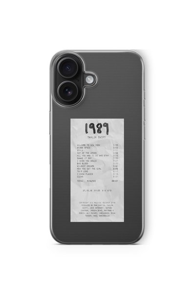 Multitronic iPhone 17 Uyumlu Taylor Swift 1989 Albüm Fişi Tasarım Baskılı Şef...