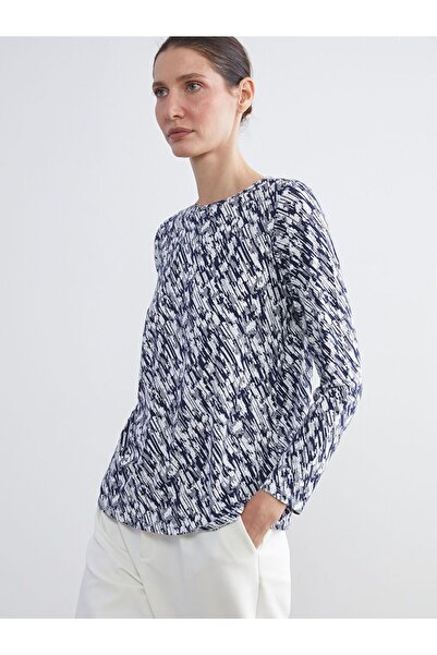 LC Waikiki Μπλούζα με σχέδιο LCW Grace με λαιμόκοψη