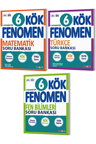 Fenomen Yayıncılık 6.Sınıf Fenomen KÖK Matematik + Türkçe + Fen Bilimleri Sor...
