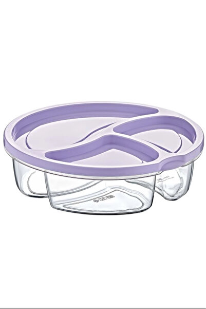 HarmonyAura Round Compartment Storage Container Royaleks-Mp-7049