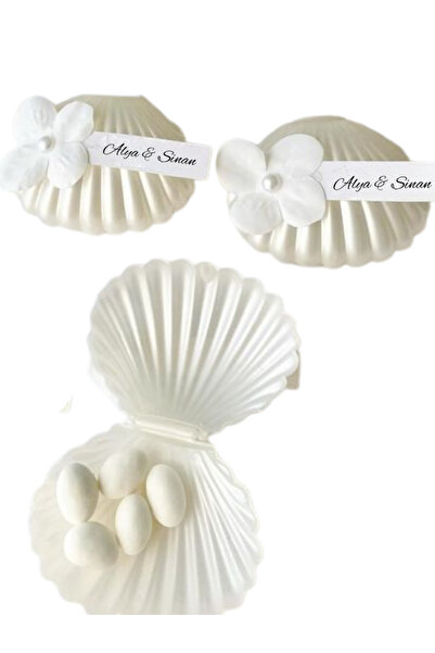 Home Kişiye Özel İstiridye Badem Şekeri Davet, Nikah, Nişan, Doğum Günü, Mevl...