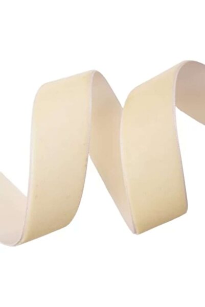 OEM Velvet ribbon 40 mm 22.5 m, light cream